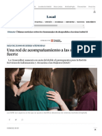 Una Red de Acompañamiento A Las Mujeres Más Fuerte