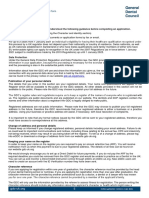 Dentist EEA EU Switzerland Application Form