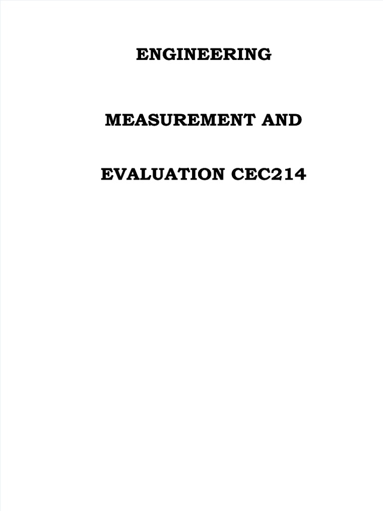 Civil Engineering Measurement Formats | PDF | Specification (Technical ...