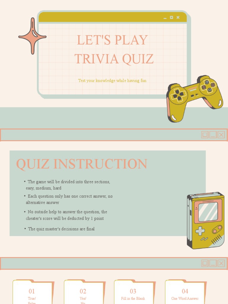 Fun Trivia Quiz Challenge | PDF | Linguistics