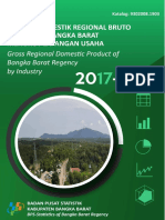 Produk Domestik Regional Bruto Kabupaten Bangka Barat Menurut Lapangan Usaha 2017-2021