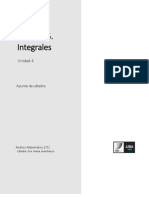 Práctica 5. Integrales - Análisis Matemático