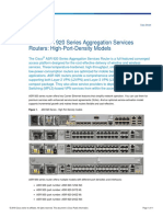 Cisco ASR 920 Series Aggregation Services Routers High-Port-Density Models