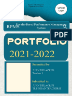 RPMS Results-Based Performance Management System 2021-2022