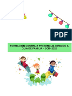 1 Modulo de Formacin Continua Dirigido A Guia de Familia - SCD - 2022