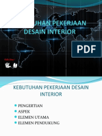 3.2 & 4.2 Kebutuhan Pekerjaan Desain Interior