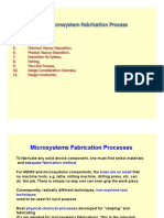 Microfabrication Processes for MEMS