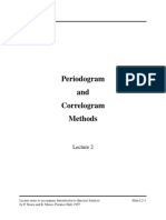 Periodogram and Correlogram Methods