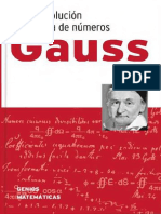 Una Revolución en Teoría de Números Gauss (Antonio Rufián Lizana)