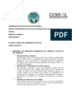 Derecho Laboral II: Principios y definiciones del derecho colectivo