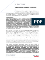 Resolucion.° 107 - 2022 - Vi - Ucv - Articulación Líneas Investigación Ucv - Rsu