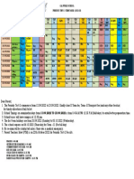 pt-2 Time Table