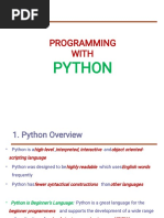 Python Introduction New 2021-22 - Odd