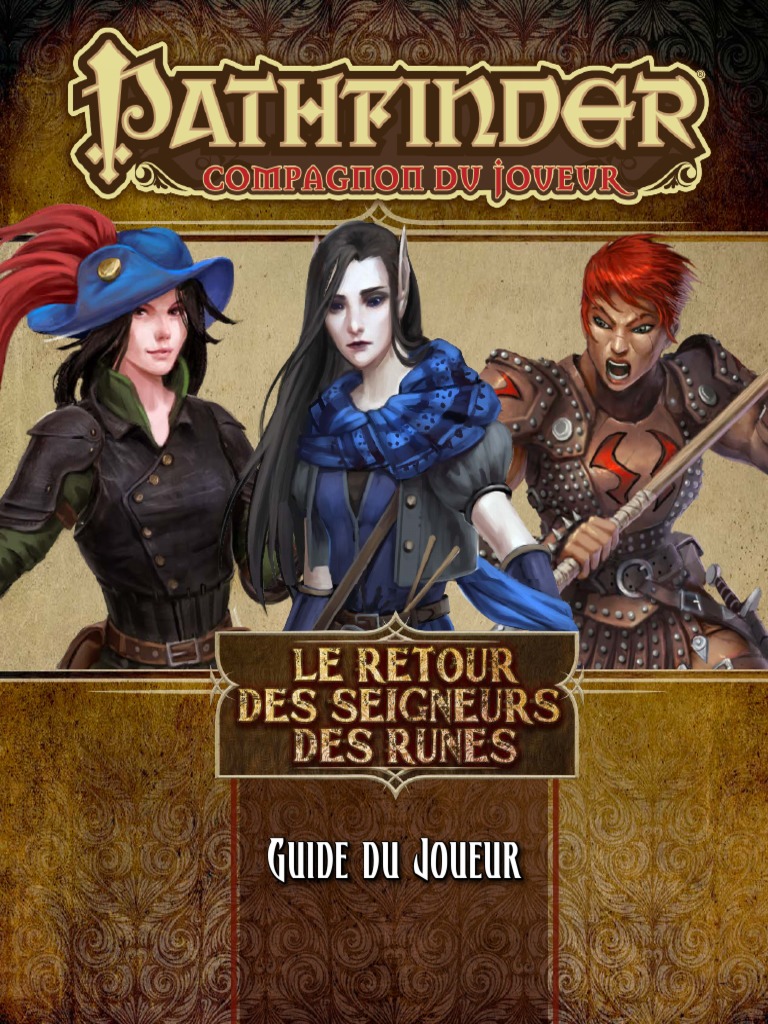 Pathfinder 1 - Campagne - Le Retour Des Seigneurs Des Runes - Guide Du ...