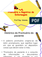 Aula - Prontuário e Registros de Enfermagem