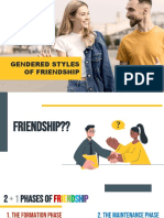 Gendered Styles of Friendships