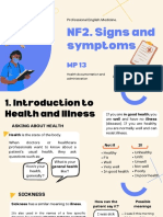 Professional English. Medicine. NF2. Signs and symptoms MP 13