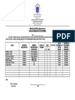 BE Form 4 DAILY ATTENDANCE OF VOLUNTEERS