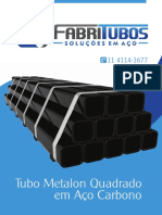 Catalogo 6 10 Tubo Metalon Quadrado Fabritubos