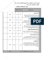 الكميات والمواصفات معدله ورد