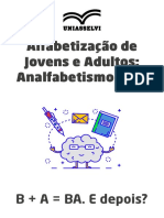 Livro I - Projeto Alfabetização de Jovens e Adultos - Analfabetismo Zero