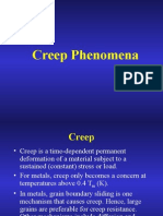 Creep Phenomena