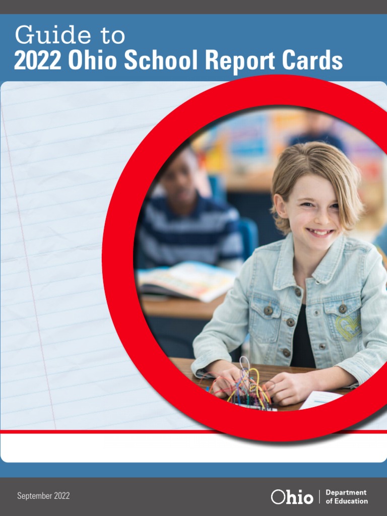 2022 Ohio School Report Card PDF Literacy Effect Size
