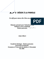 Desir A La Parole: Un Défi Pour Mieux Dire Dieu Au Quotidien