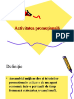 Activitatea promotionala