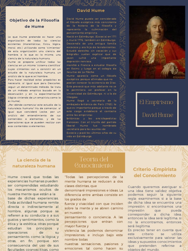 El Empirismo de David Hume | PDF | David Hume | Empirismo