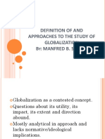 TCW PPT Approaches To The Study of Globalization