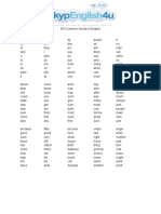 500 Most Common English Words PDF
