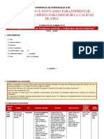 6° Grado - Planificador Del 15 Al 19 de Agosto