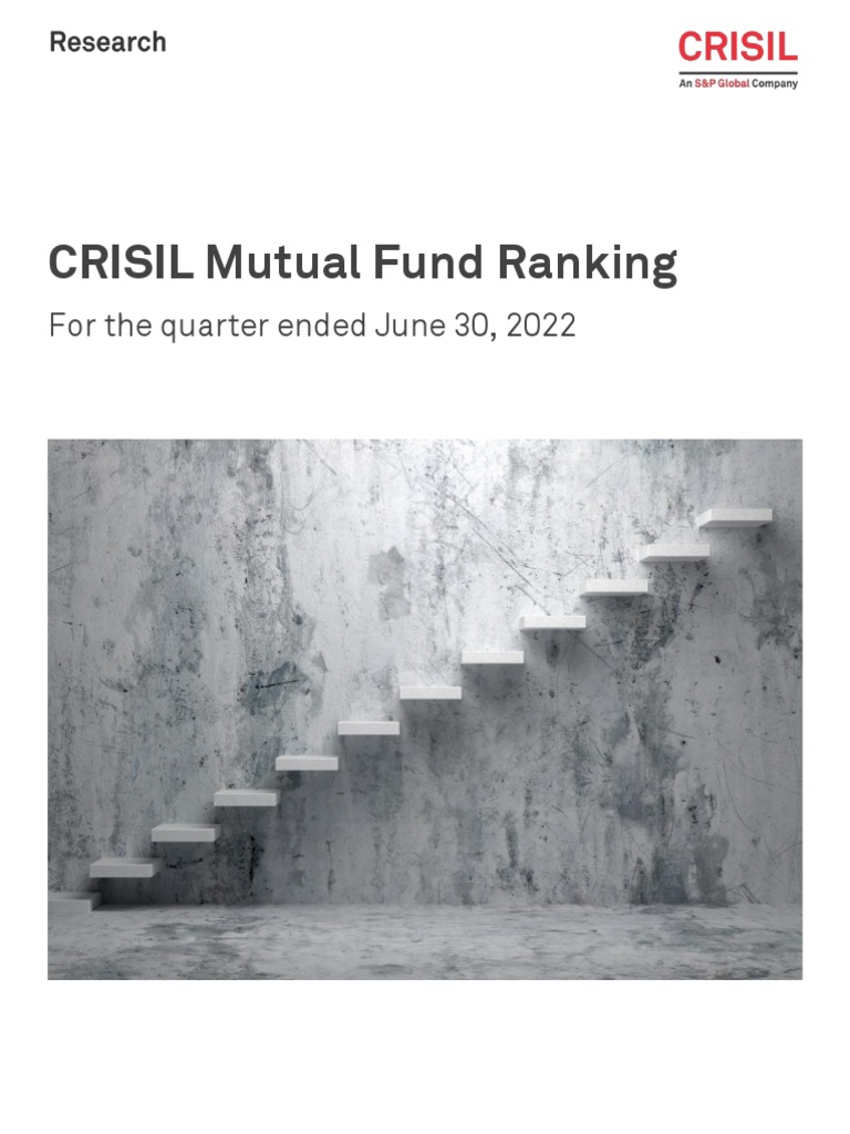 CRISIL Mutual Fund Ranking June 22 PDF Investment Fund Mutual Funds