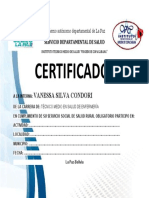 Certificado Municipio