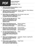 SonicWall Bridge Course Questions