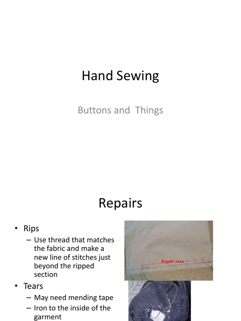 Hand Sewing PDF Sewing Surgical Suture