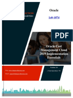 18 - Oracle 1z0 1074