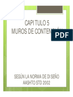 Diseño de muros de contención según AASHTO