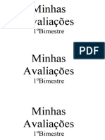 Minhas Avaliações