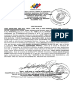 Certificado de nacimiento venezolano