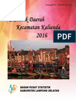 Statistik Daerah Kecamatan Kalianda 2016
