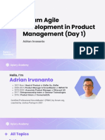 (Day 1) Scrum Agile Development in Product Management MAIN