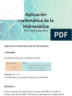 Tema 2 Aplicacion Matematica de La Hidrostatica