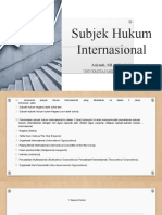 Subjek Hukum Internasional