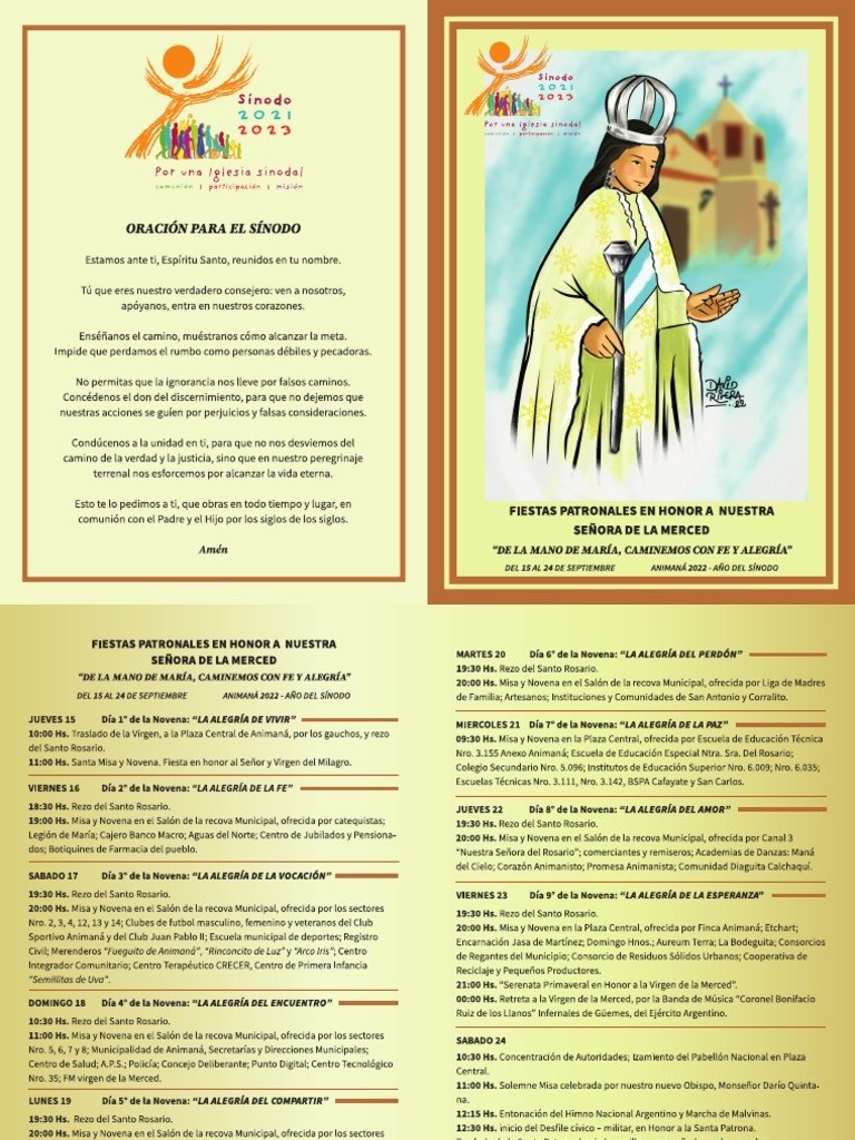 PROGRAMACIÓN-Fiestas Patronales | PDF