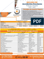 Flyer NUEVAS Seguro Escolar 2022 - Seguro Fácil CHUBB