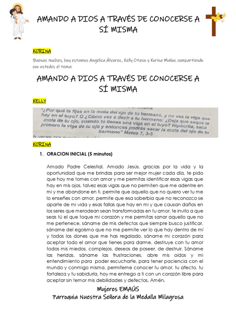 Conociéndome a través de Dios | PDF | Amor | Las emociones