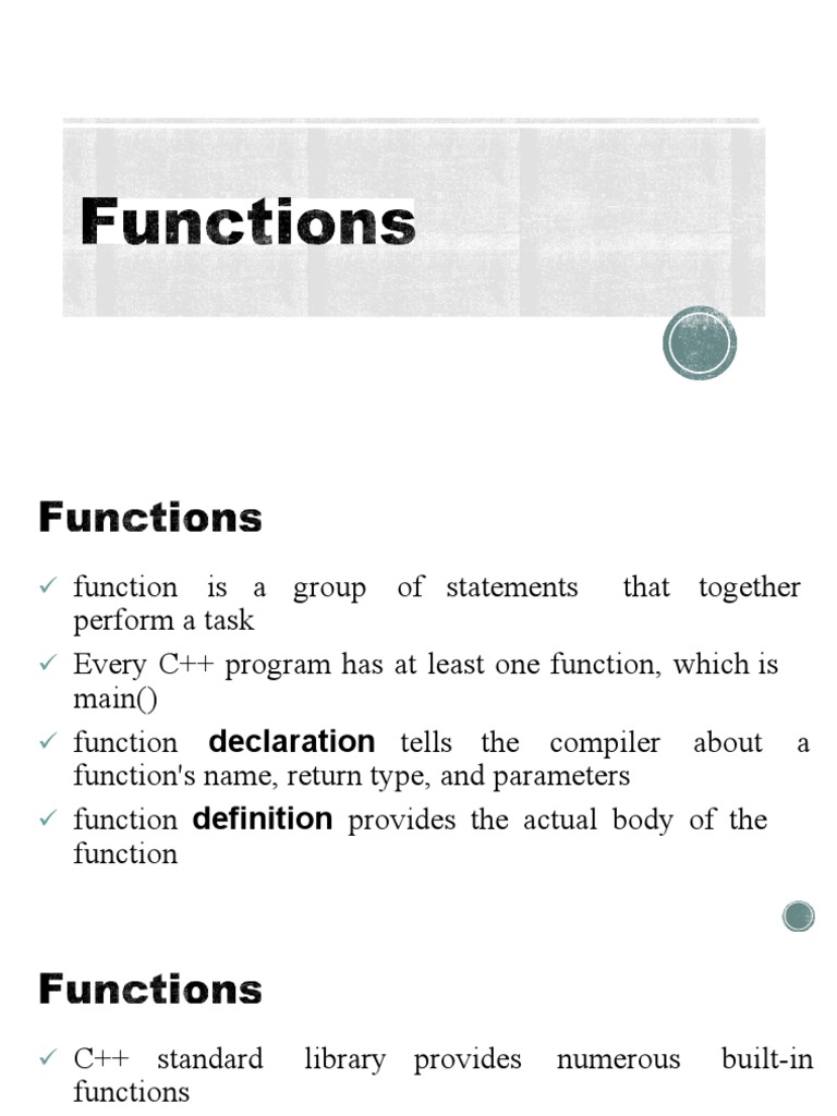 Updated Functions | PDF | Parameter (Computer Programming) | Time ...