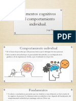 Elementos Cognitivos Del Comportamiento Individual Jorge Tuz